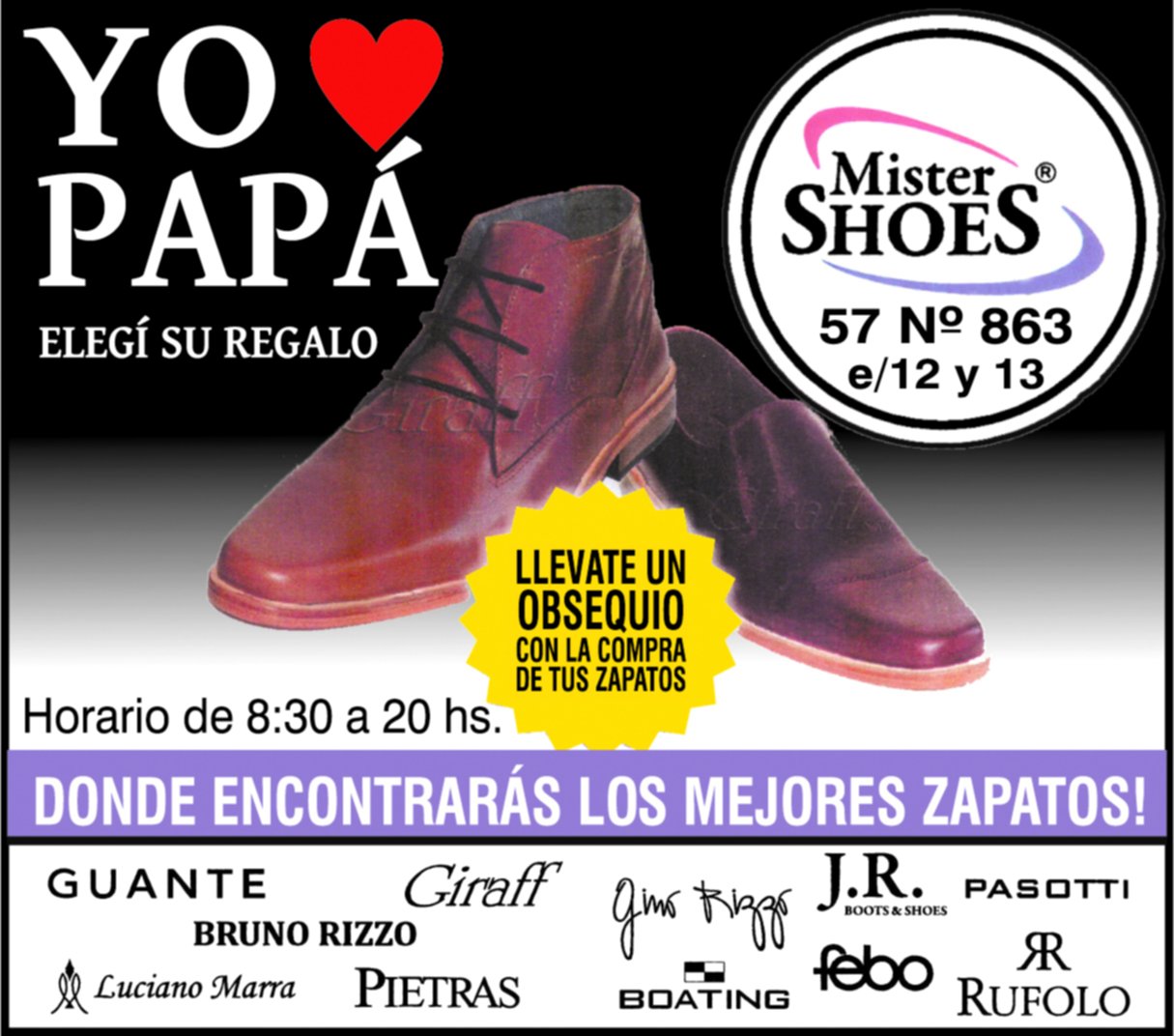 Mister discount zapato horario